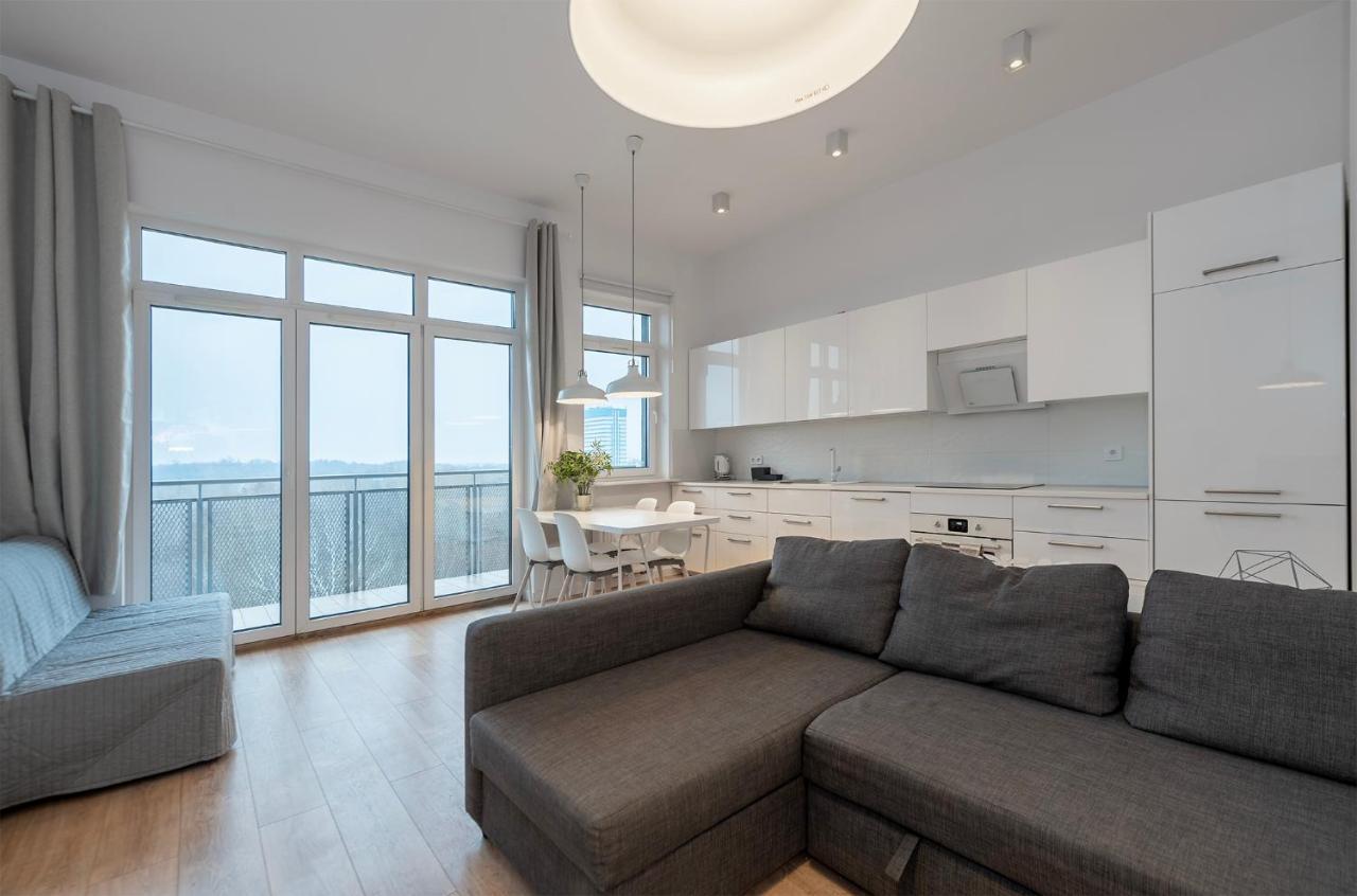 Penthouse With A View Of Lodz & Free Parkingアパートメント エクステリア 写真